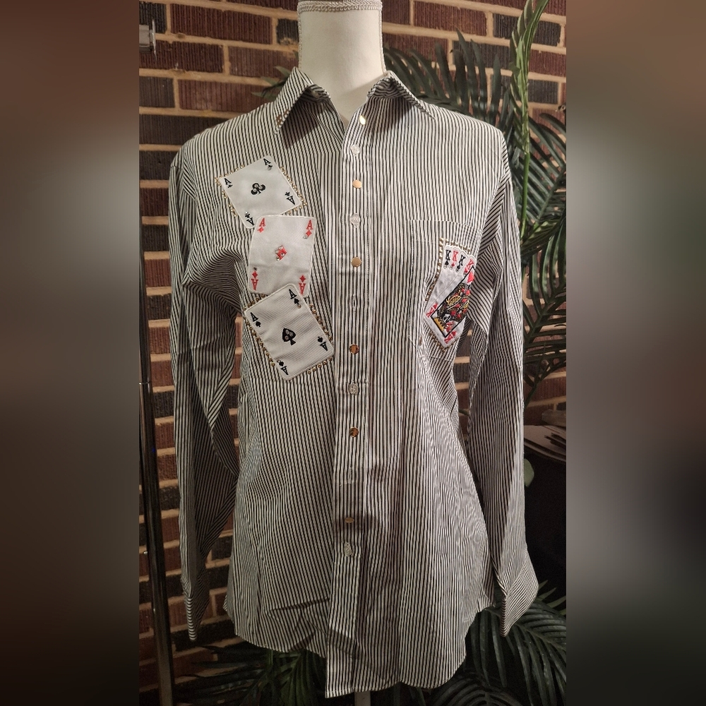 Marquis Poker Game Dress Shirt